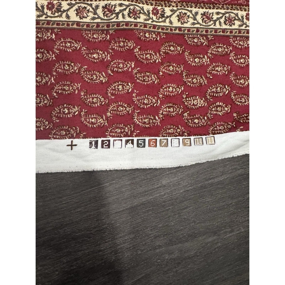 Ralph Lauren Vintage Upholstery Fabric 9+ Yards Discontinued NEW NOS 55"Wide Red - Picture 6 of 16